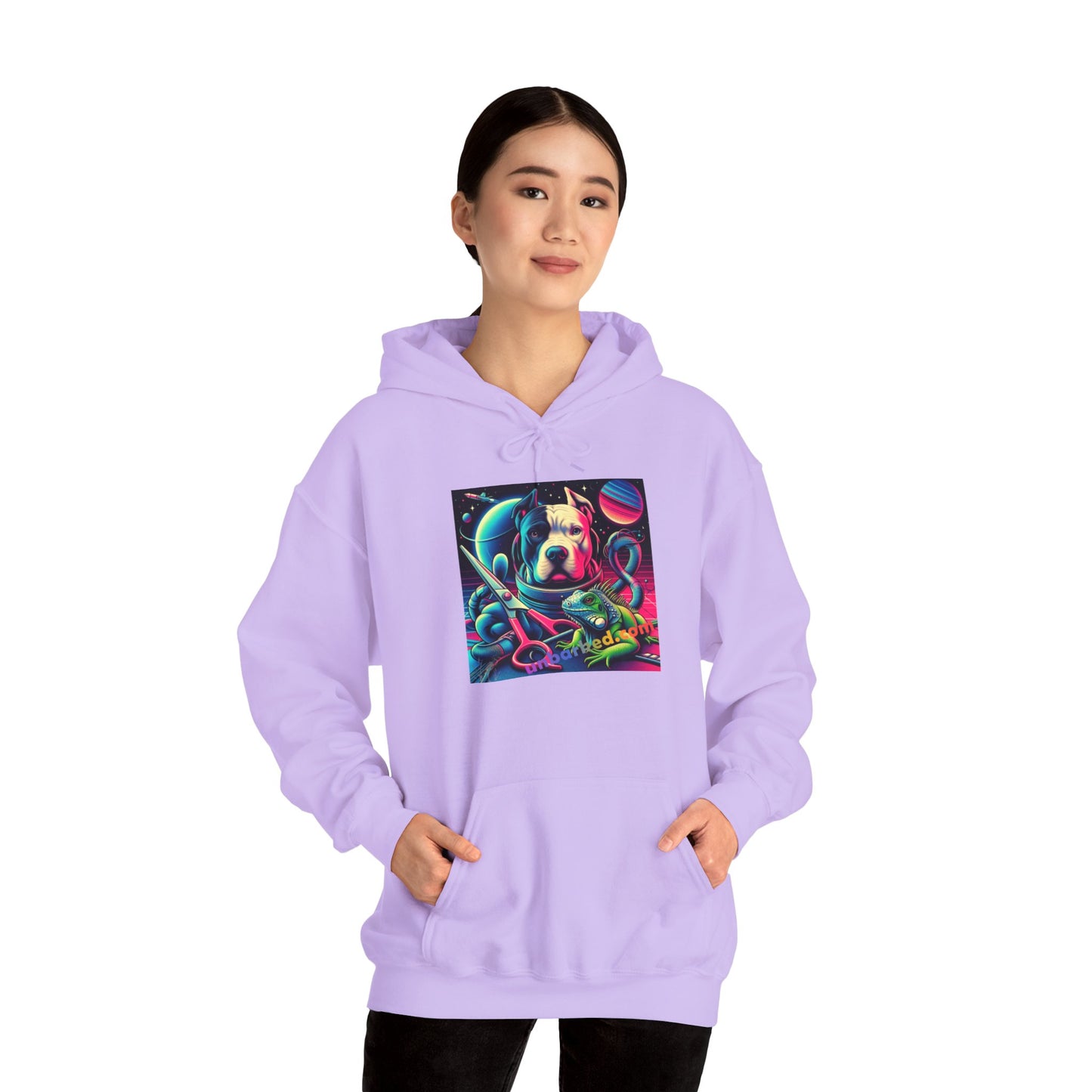 Unisex Heavy Blend™ UNBARKED Grooming - Hooded Sweatshirt Hoodie Pitbull/Poodle Pet Dog Grooming