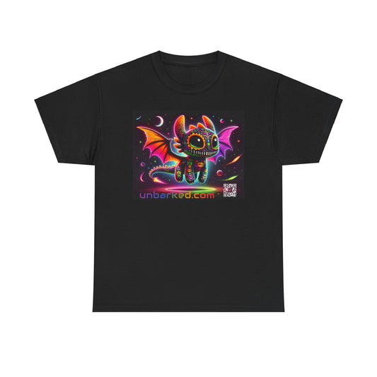 UNBARKED! Halloween Collection - Dragon Vibrant Día de Muertos Tattoo Unisex Heavy Cotton Tee