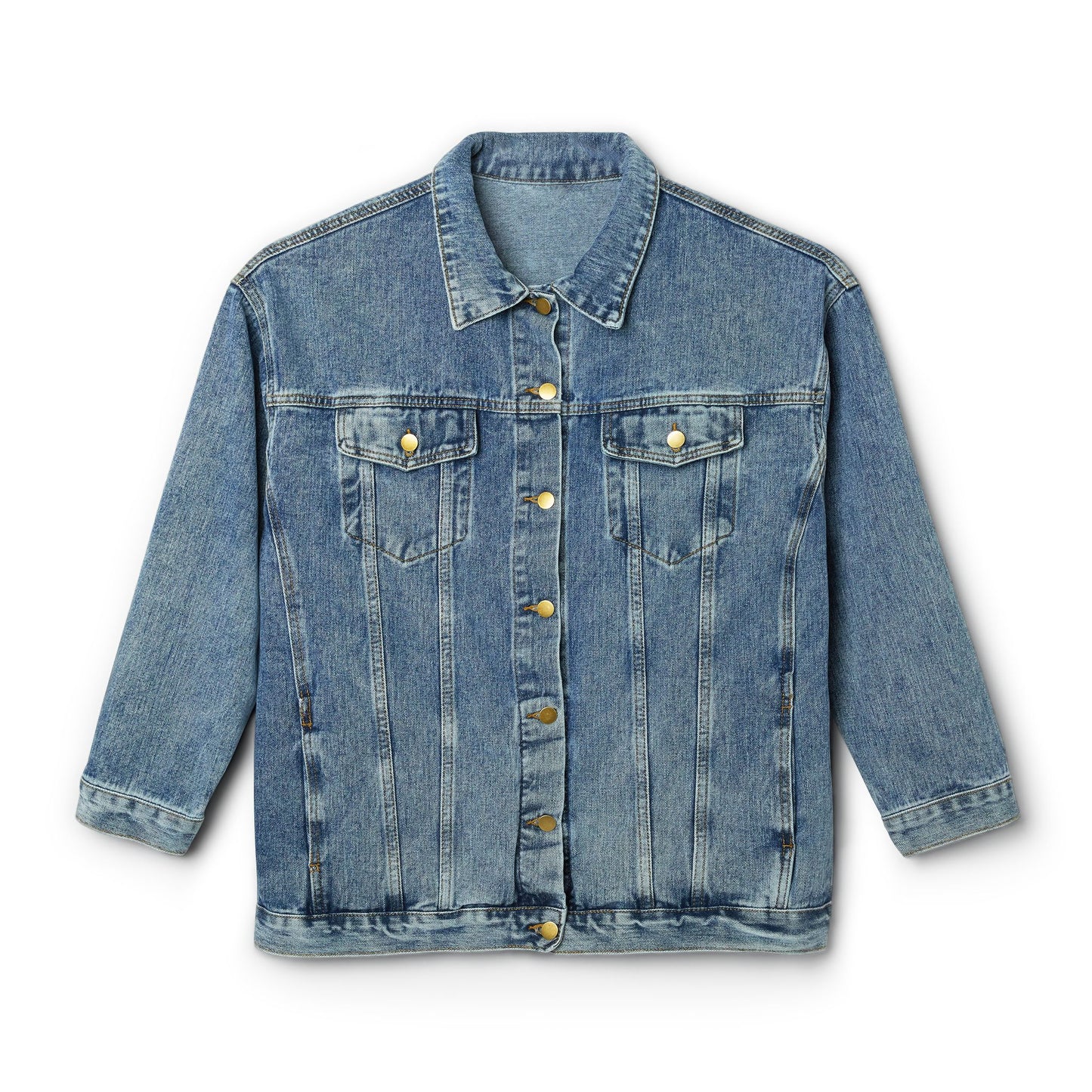 Axolotl UNBARKED Halloween Collective Women's Denim Jacket