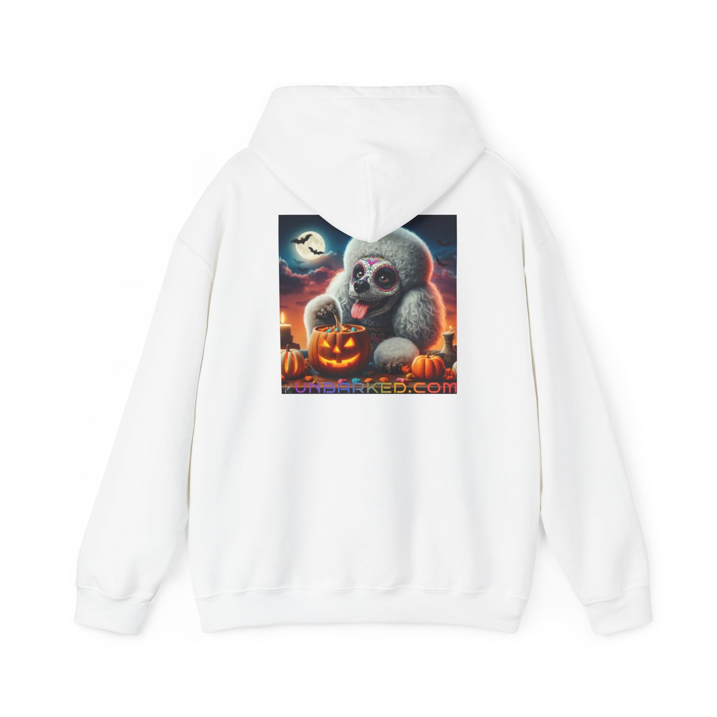 Unbarked Halloween Coming Soon!!!   Poodle Unisex Heavy Blend™ Hooded Sweatshirt