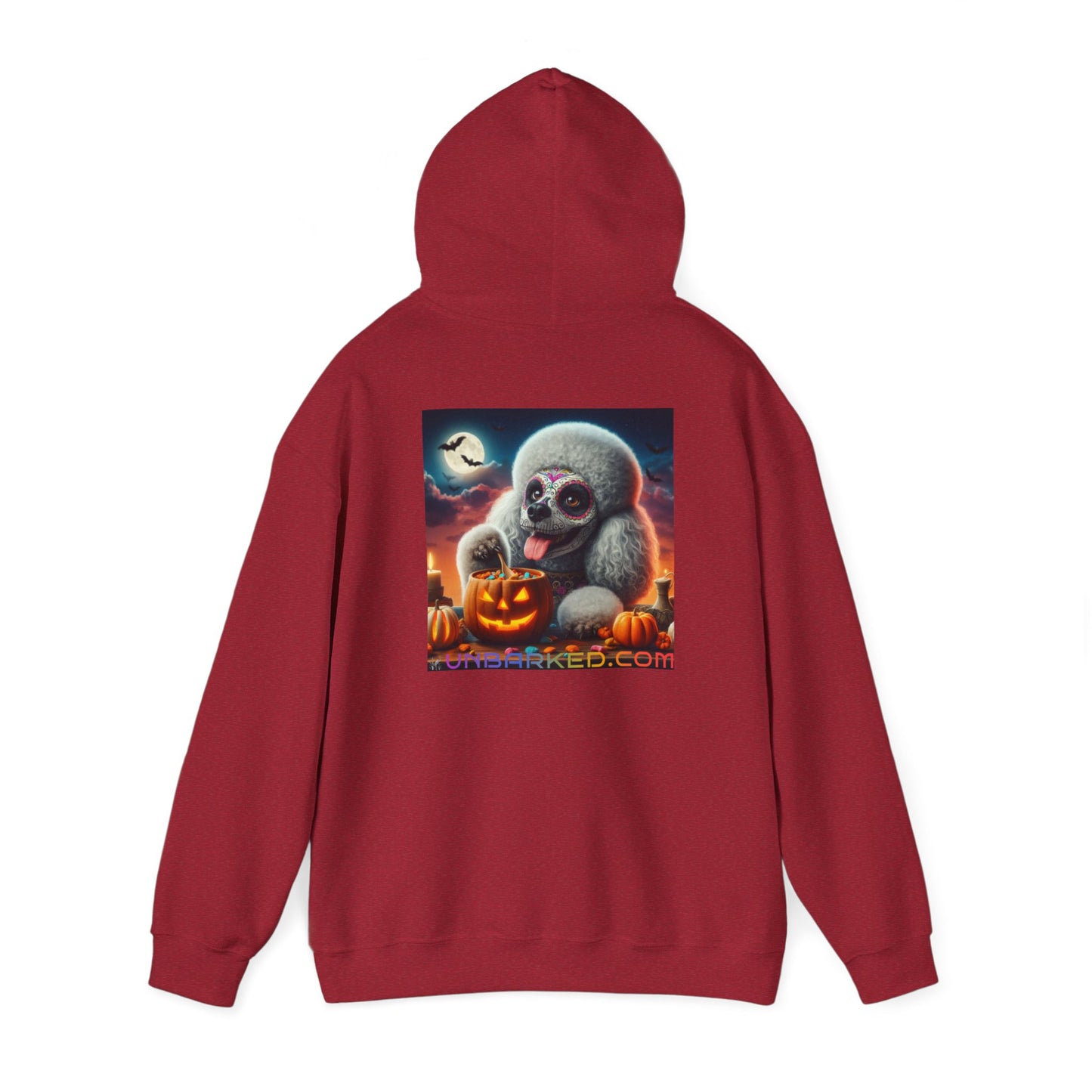Unbarked Halloween Coming Soon!!!   Poodle Unisex Heavy Blend™ Hooded Sweatshirt