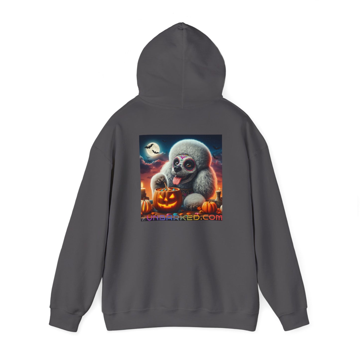 Unbarked Halloween Coming Soon!!!   Poodle Unisex Heavy Blend™ Hooded Sweatshirt