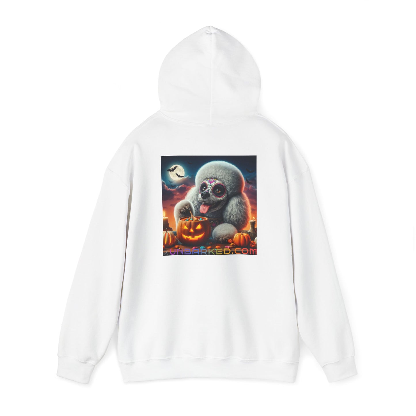 Unbarked Halloween Coming Soon!!!   Poodle Unisex Heavy Blend™ Hooded Sweatshirt